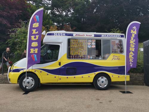 Alice's Ices ice cream van